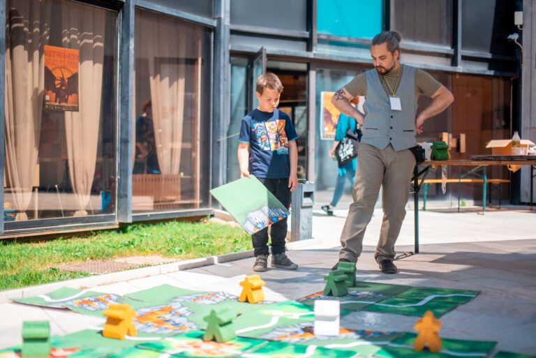 Human-sized Carcassonne